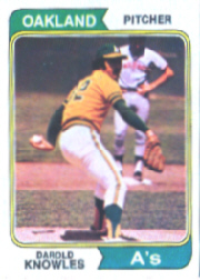 1974 Topps Baseball Cards      057      Darold Knowles